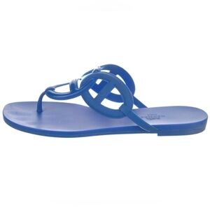 Pre-owned HermèsEgerie Chaîne d'Ancre Insignia Slides